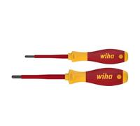 Wiha Jeu de tournevis d'électricien SB328S2 SoftFinish 2 pièces (Import Allemagne)