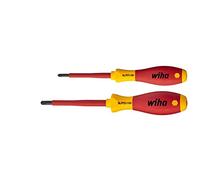 Wiha SB328S2 Jeu de tournevis d'électricien SoftFinish 2 pièces (Import Allemagne)