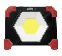 Wiha Projecteur de chantier SB490FL01 sans fil 30 W 3 000 lm 3 modes d'éclairage pied & aimant