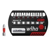 Wiha 42137 Jeu d'embouts 8 pièces cruciforme Phillips, vis Pozidriv, TORX PLUS®