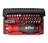 Wiha 34686 Jeu d'embouts 32 pièces vis à fente, cruciforme Phillips, vis Pozidriv, 6 pans intérieurs, TORX® intérieur