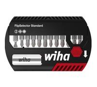 Wiha "Set d''embouts FlipSelector Standard, 13 pièces, Set d''embouts de vissage"