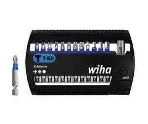 Wiha "Set d''embouts XLSelector T-Bit 50mm, 13 pièces, Set d''embouts de vissage"