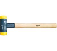 Wiha Soft Face Hammer sans rebond avec manche en bois d'hickory, tête ronde (02098)