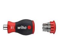 Wiha Porte-embout Stubby 380103 – 1/4" aimanté avec magasin de rangement – Cranberry