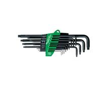 Wiha TORX® intérieur Jeu de clés mâles coudées T 5, T 6, T 7, T 8, T 9, T 10, T 15, T 20, T 25, T 27, T 30, T 40, T 50 13 pièces