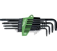 13pcs Set de 13 tournevis coudés Torx® Wiha Pro Star