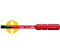 WIHA Tournevis Fente/Phillips Softfinish VDE Slimbit SL/PH1 75mm 1000V AC