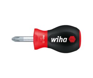 Wiha Tournevis ISO8764 PH ouv.01x25mm L.tot.81mm courte lame ronde, manche multicomp. Quantité:1