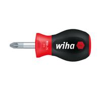 Wiha Tournevis ISO8764 PZD ouv. 2x25mm L.tot.81mm courte lame ronde, manche multicomp Quantité:1