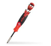 Wiha Tournevis porte-embout LiftUp 25 1/4" magasin de bits 12 embouts
