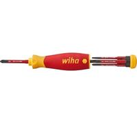 Tournevis porte-embout WIHA PocketMax isolé 1000V + 4 embouts isolés slim - 45296