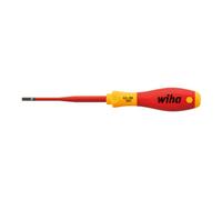 Wiha Tournevis slimFix VDE à fente ouv.6,5x125mm L.tot.268mm av.manche multic. SoftFi Quantité:1