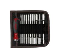 Wiha Jeu de tournevis à douille U106 T12 System 6 — 12 pièces