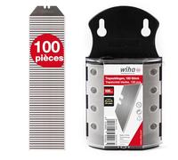WIHA WERKZEUGE GMBH Replacement blades, trapezoidal, 100 pcs. in dispenser - SB246-279K Replacement blades, trapezoidal, 100 pcs.