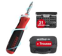 Wiha Kit visseuse sans fil Wiha speedE PocketDrive, jeu d’embouts, câble de recharge, boîte de rangement, 31 pcs Quantité:1