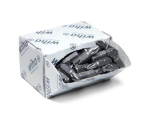 Wiha Wiha Boites d'embouts Standard 25 mm Phillips (PH3) 50 pcs 1/4" en assortiment (08049) Quantité:1