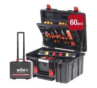 Wiha Wiha Caisse à outils Set XL 2 Trolley electric 60 pièces I Caisse à outils sur roulettes I Valise à outils I Boîte à outils remplie pour électricien (45795) Quantité:1