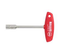 Wiha Wiha Clé à douille avec manche en T Quatre pans nickelé (01005) 6 mm x 125 mm Quantité:1