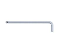 Wiha Wiha Clé mâle Six pans à tête sphérique MagicRing®, exécution en pouces chromée mate (24304) 9/64 x 136 mm, 27 mm Quantité:1