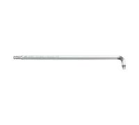 Wiha Wiha Clé mâle TX à tête sphérique avec jambe courte, argent titane (40968) T7 x 89 mm, 8,9 mm Quantité:1