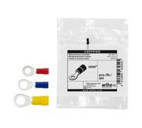 Wiha Wiha Cosse à sertir isolée anneau M4 0,5-1,0 Quantité:100