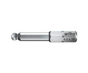 Wiha Wiha Embout Standard Six pans à tête sphérique 1/4" (01737) 3,0 x 38 mm Quantité:10