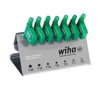 Wiha Wiha Jeu de clés mâles avec manche drapeau TX, 7 pcs, oxydé noir sur présentoir (25625) Quantité:1