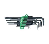 Wiha Jeu de clés mâles coudées TORX® intérieur T5–T10,T15,T20,T25,T27,T30,T40,T50, 13 pièces