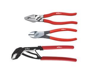 Wiha Wiha Jeu de pinces Classic pour circlips Pince universelle grande capacité, pince multiprise, pince coupante diagonale grande capacité, 3 pcs (26853) Quantité:1