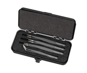 Wiha Wiha Jeu de pincettes SMD Professional ESD mélangé 4 pcs (32349) Quantité:1