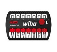 Wiha Wiha Jeu d'embouts BitBuddy® embout TY de 49 mm Phillips, Pozidriv, TX 7 pcs 1/4" dans un coffret (42117) Quantité:1