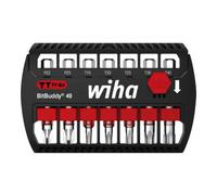 Wiha Wiha Jeu d'embouts BitBuddy® embout TY de 49 mm Pozidriv, TX, 7 pcs 1/4" dans une boîte (42118) Quantité:1