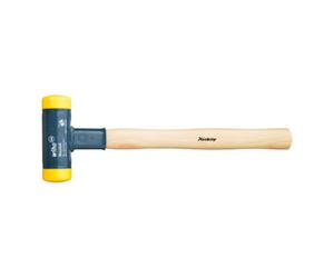 Wiha Wiha Massette à embout plastique sans rebond avec manche en hickory, embout de massette rond (02099) 70 mm Quantité:1