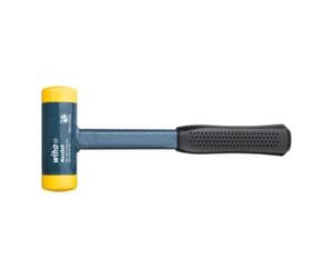 Wiha Wiha Massette sans rebond avec embouts mi-durs avec manche en tube d'acier, embout de massette rond (02126) 45 mm Quantité:1