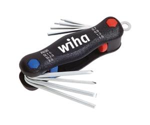 Wiha Wiha Multitool Mini PocketStar Fente, Phillips, six pans femelle, 8 pcs sous blister (27936) Quantité:1