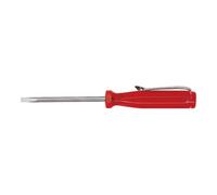 Wiha Wiha Petit tournevis Fente transparent-rouge, avec agrafe (01537) 3,0 mm x 40 mm Quantité:1