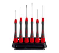 Wiha Wiha Set de tournevis de précision PicoFinish® fente, Phillips 6 pcs avec support Quantité:1