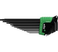 Wiha Wiha Stiftschlüssel-Set 13-tlg. in Blister SB366BEHZ1301 TORX Jeu de clés mâles coudées T 5, T 6, T 7, T 8, T 9, T 10, T 15, T 20, T 25, T 27, T 30, T 40,