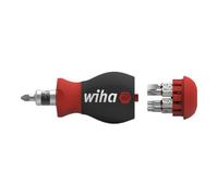 Wiha Tournevis Stubby 43613 avec chargeur de douilles – Lot de 7 doubles