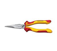 Wiha Z 05 0 06 Pince demi-ronde Professionnelle à tête droite isolée 160 mm avec Coupe-fils