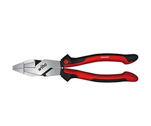 Wiha z02225002 Lineman S Pliers Industrial avec dynamicjoint (unique Joint Construction pour une meilleure transmission de force) et coupe Extra Longue (40927) 250 mm, une pièce