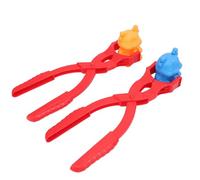 WIHFHGZ 2 Pièces Formeur de Boules de Neige en Plastique, Outil avec Poignée Antidérapante, Forme Cerf - Rapide à Utiliser, Léger et Sûr, pour Enfants et Jeux d'hiver
