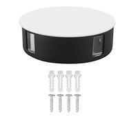 WIHFHGZ Applique Escalier LED 12W, Lampe Murale Blanche 4 Faces, Luminosité Élevée, Éclairage Doux - Étanche, Design Moderne, Idéale Pour Couloir et Lèche Mur (Coquille blanche)