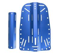 WIHFHGZ Backplate Plongée Aluminium Léger, Compatible Simple Double Bouteille, Argent - Confort et Stabilité Optimale, Technologie Avancée pour Plongée Sécurisée (Bleu)