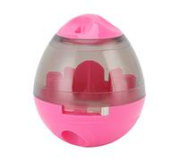 WIHFHGZ Balle Distributrice de Nourriture pour Animaux, Jouet Puzzle Interactif, Vert Clair - Favorise Intelligence et Digestion, pour Chiens et Chats (Rose)