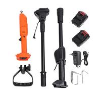 WIHFHGZ Binette Électrique sans Fil 21V, Machine Manuelle de Jardinage avec Tête 4 et 7 Dents, Batterie Rechargeable - Moteur Puissant, Sécurité Renforcée, pour Jardinage Facile et