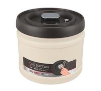 WIHFHGZ Bocal Sous Vide Acier Inoxydable, Compact, Multi Usage, 500ml - Conservation Prolongée, Étanchéité Par Pression, Pour Café et Fruits Secs (1100ML)