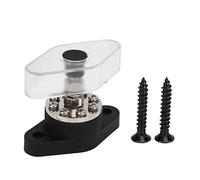 WIHFHGZ Bornier De Répartition Électrique M10, Poste De Jonction Batterie 3/8 Pouces, Courant Max 300A - Isolation Plastique, Haute Conductivité Cuivre, Usage Universel Véhicules Et