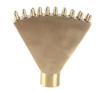 WIHFHGZ Buse de Fontaine en Laiton, G1in Filetage Femelle, Pulvérisateur Paysager Réglable - Aspersion Diffuse, Décoration Jardin et Bassin